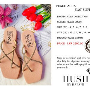 PEACH AURA FLAT SLIPPER